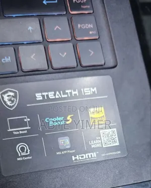 New Laptop MSI Stealth 16 AI Studio 16GB Intel Core I7 SSD 1T