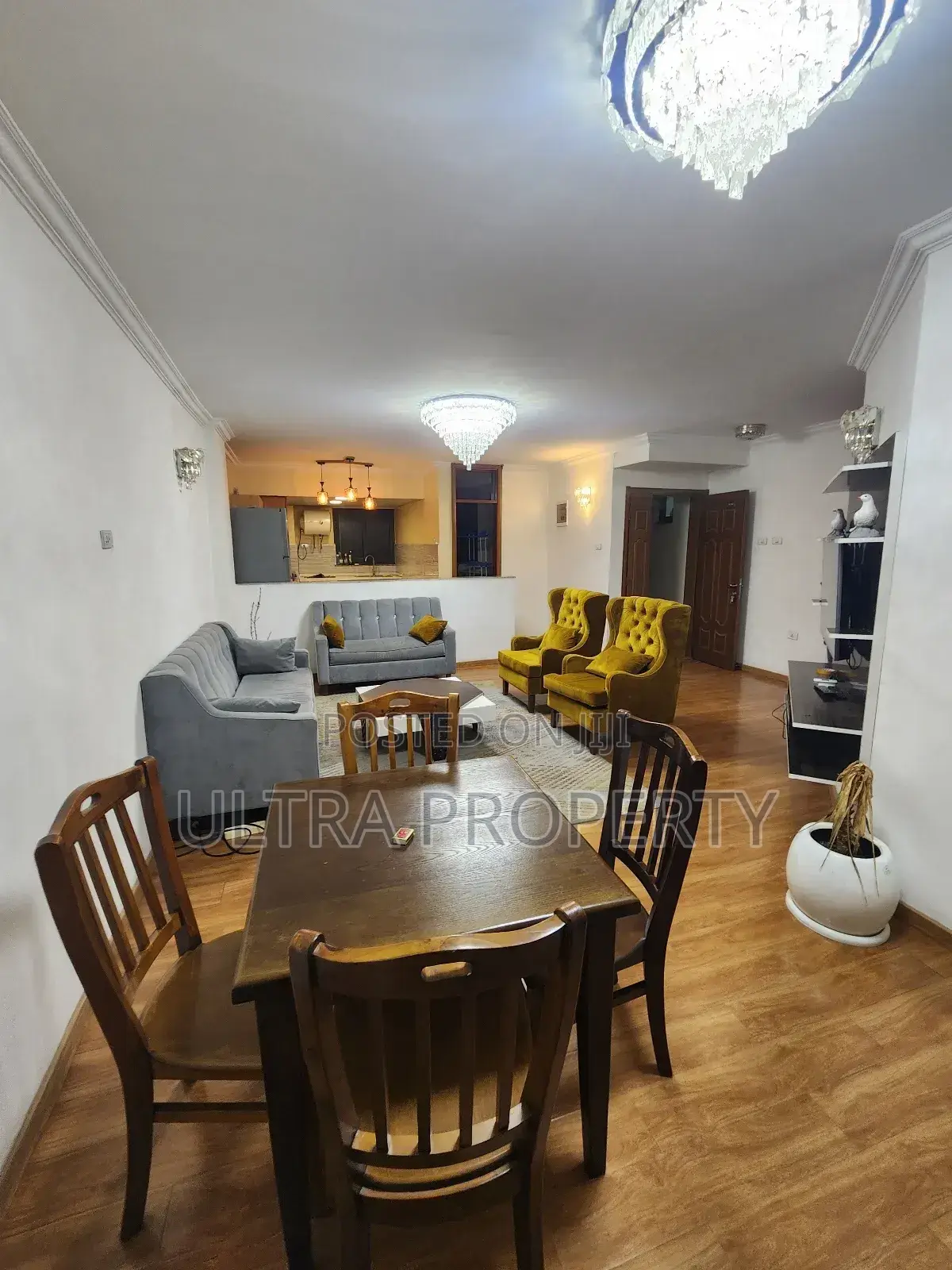 Furnished 3bdrm Apartment in Bole for rent