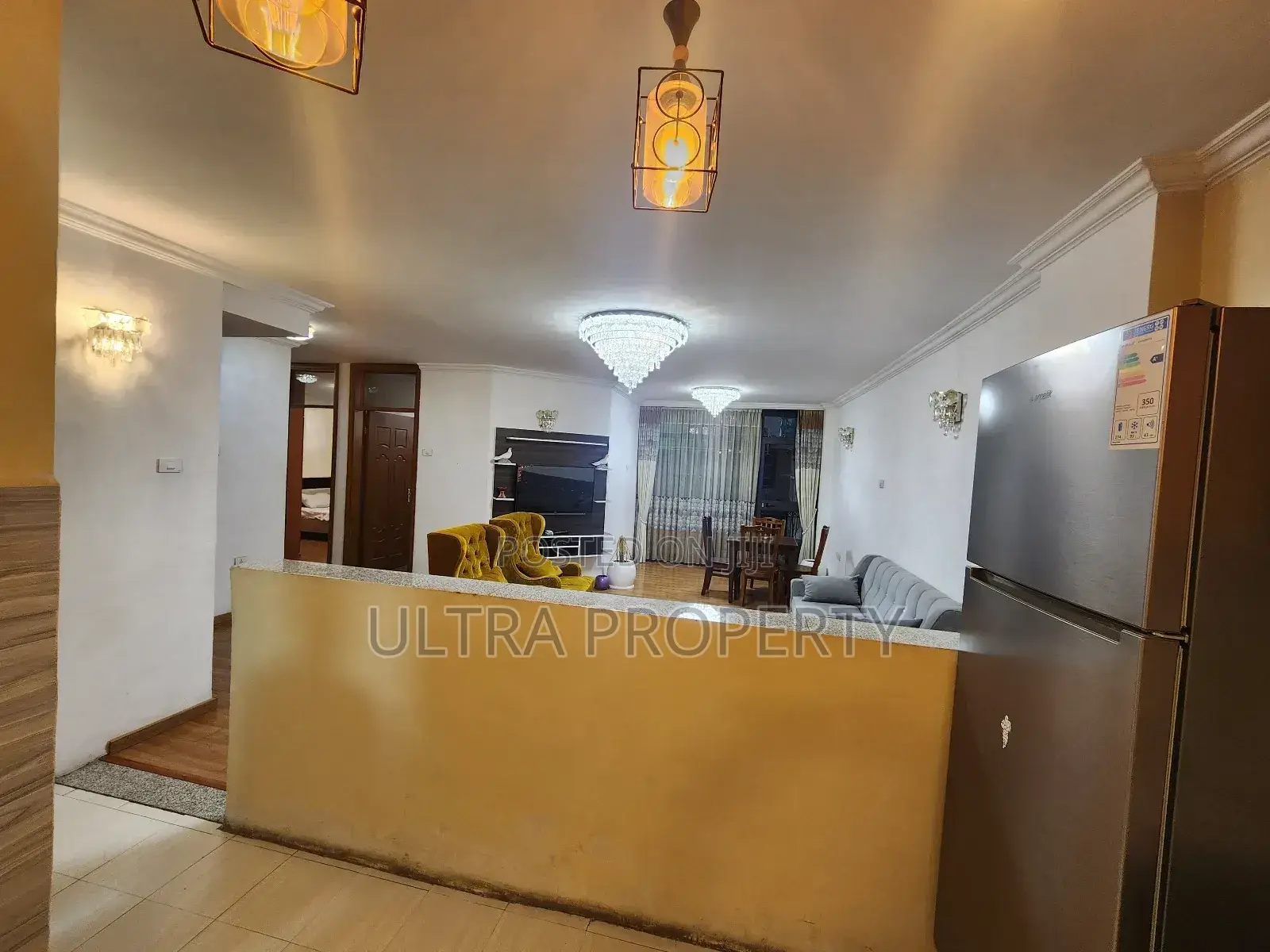 Furnished 3bdrm Apartment in Bole for rent