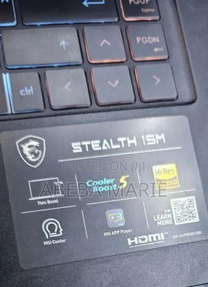New Laptop MSI GS73 7RE Stealth Pro 16GB Intel Core I7 SSD 1T