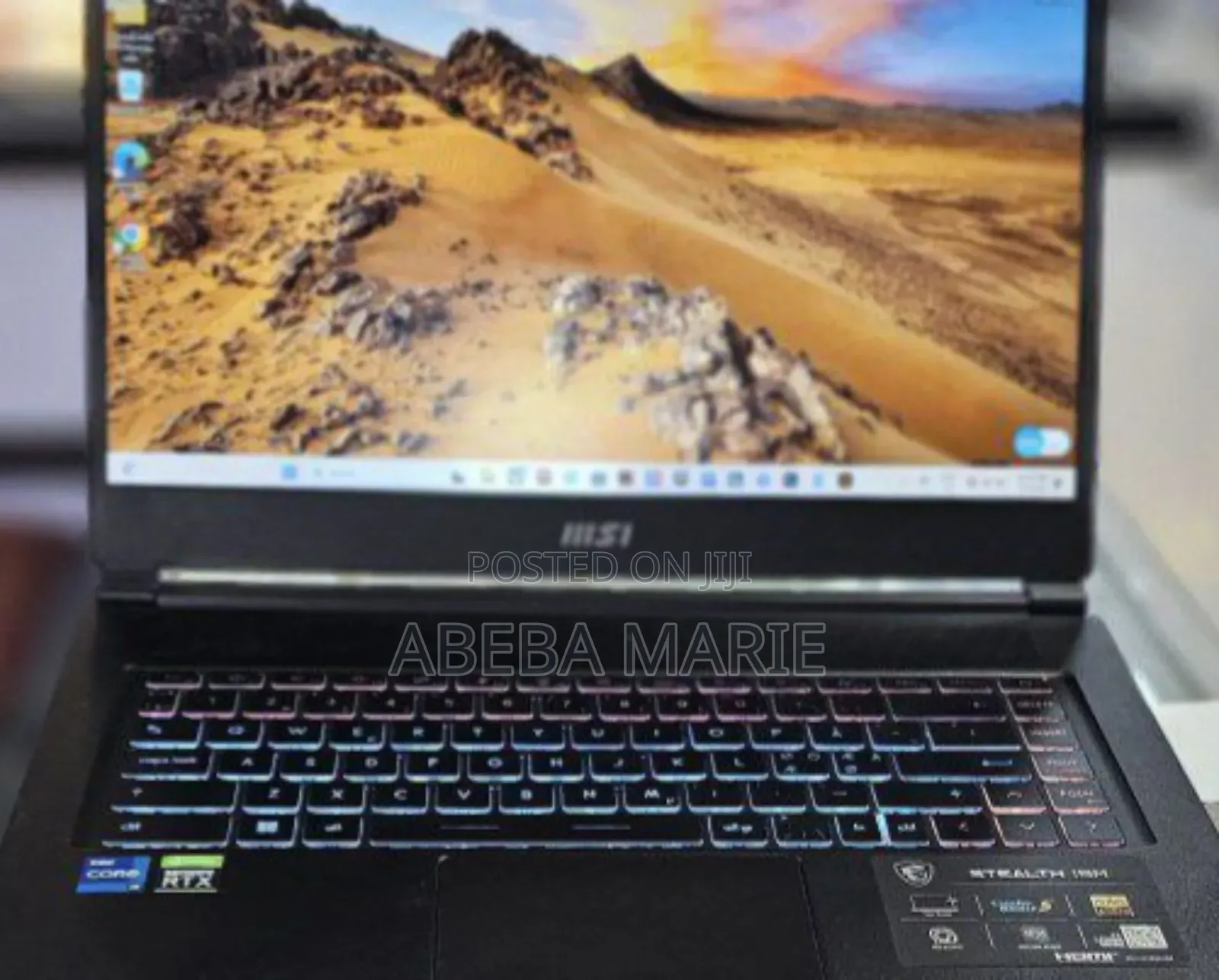 New Laptop MSI GS73 7RE Stealth Pro 16GB Intel Core I7 SSD 1T