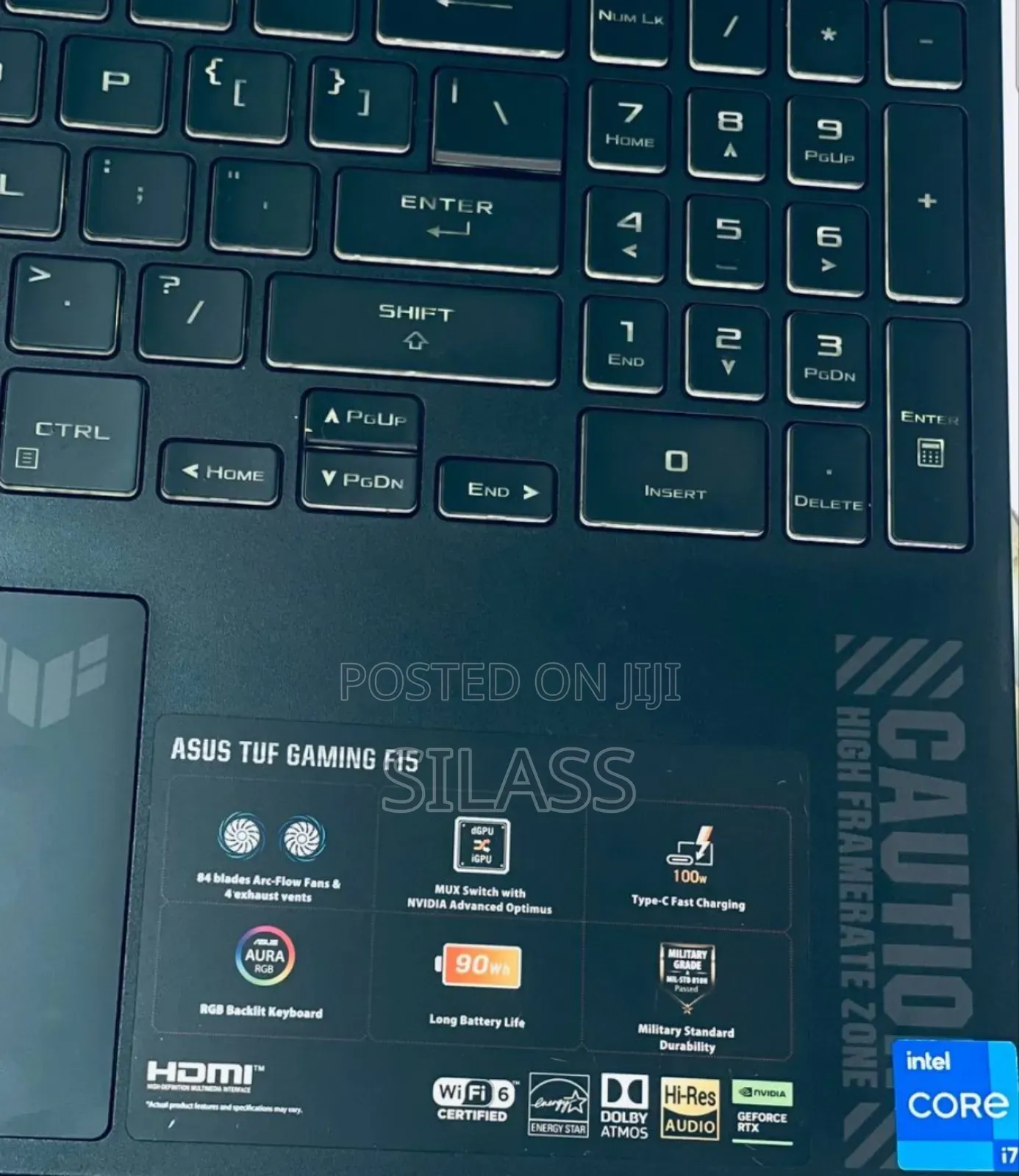 New Laptop Asus TUF Gaming A15 16GB Intel Core I7 SSD 512GB