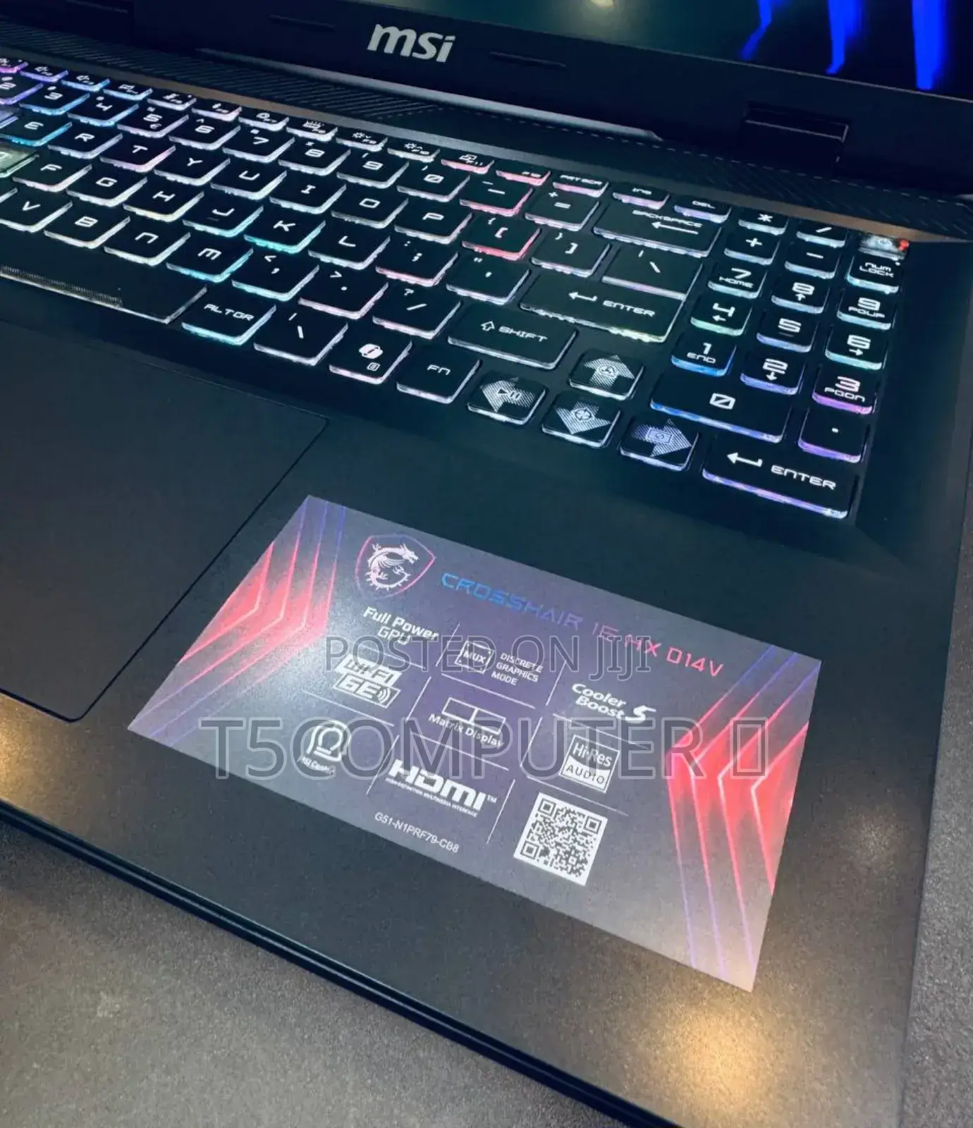 New Laptop MSI 16GB Intel Core I7 SSD 1T