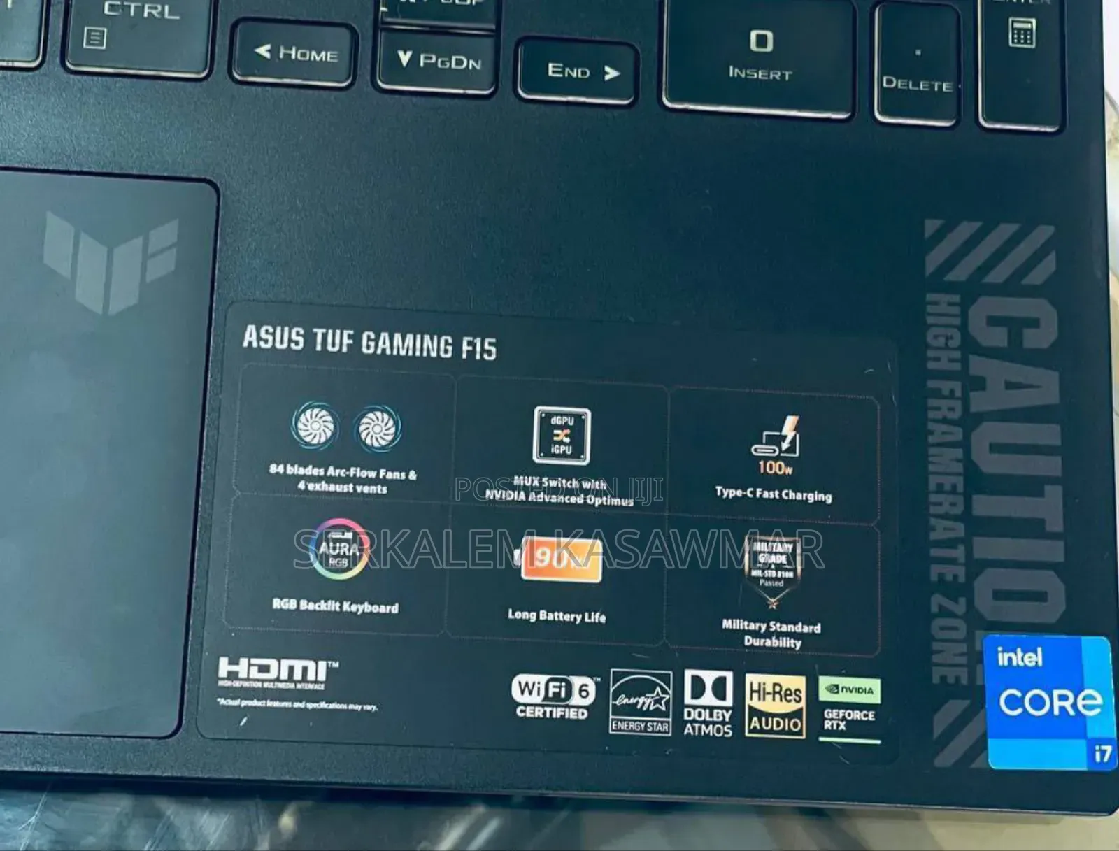 New Laptop Asus TUF Gaming A15 16GB Intel Core I7 SSD 512GB