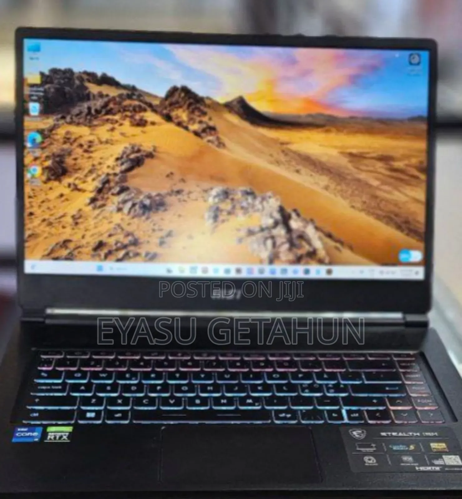 New Laptop MSI Stealth GS77 16GB Intel Core I7 SSD 1T
