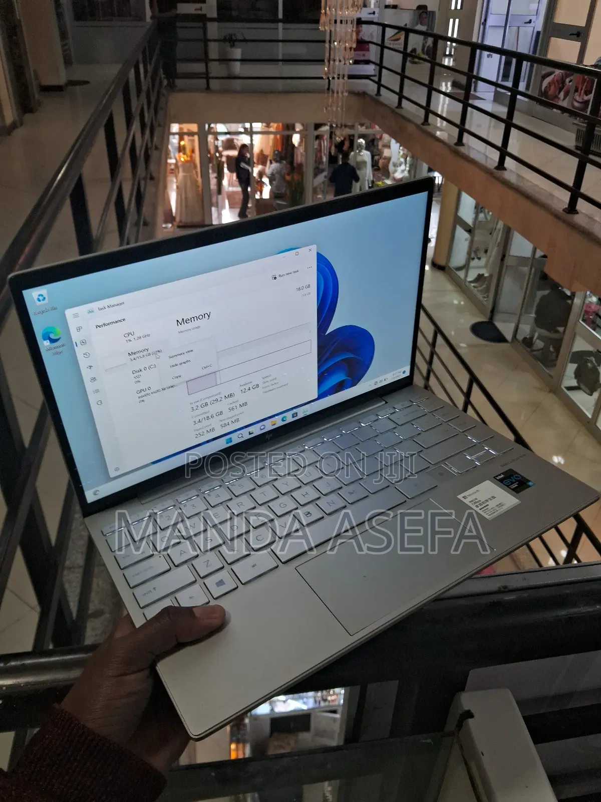 New Laptop HP Envy 13 16GB Intel Core I5 SSD 512GB