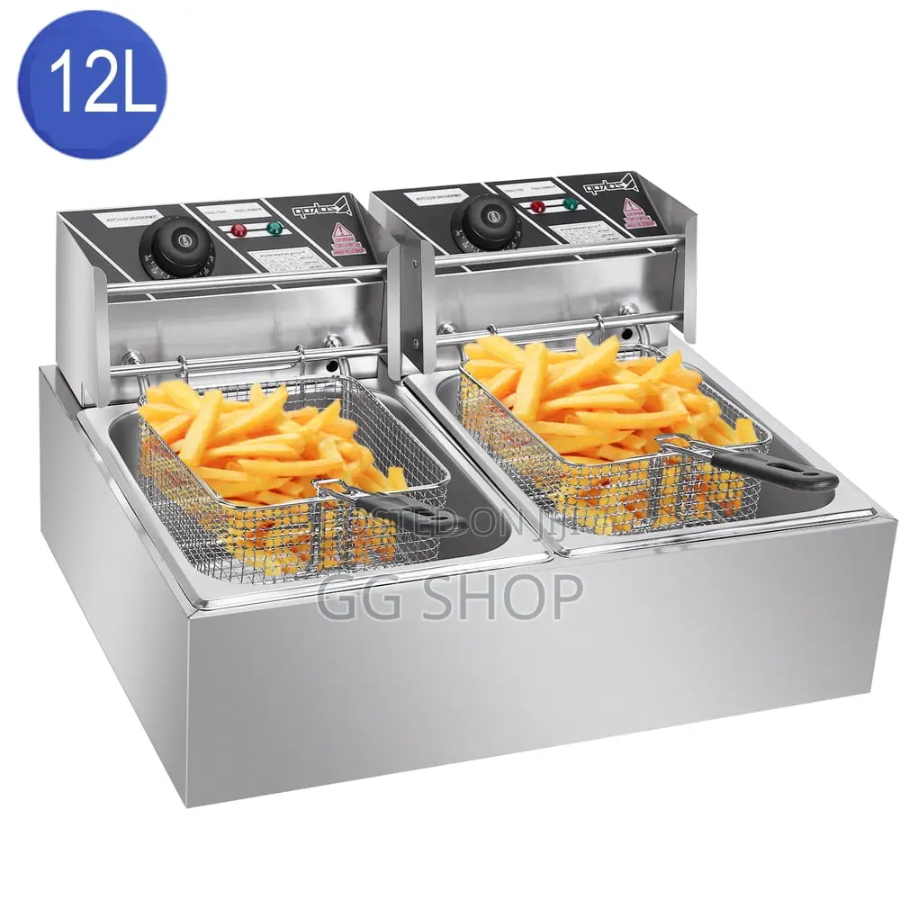 Double Deep Fryer 12 Liters