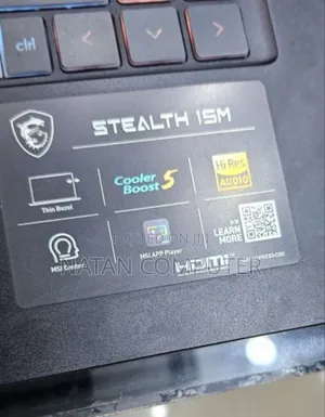 New Laptop MSI GS63 Stealth 8RE 16GB Intel Core I7 SSD 1T