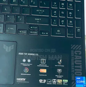 New Laptop Asus TUF Gaming A15 16GB Intel Core i7 SSD 512GB