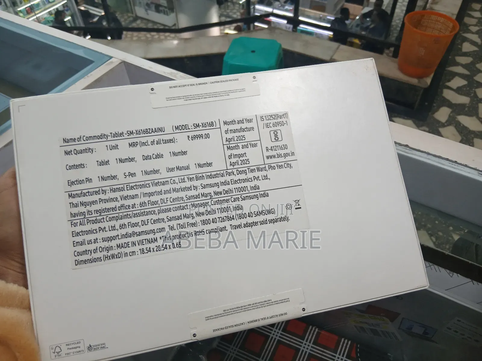 New Samsung Galaxy Tab S9 FE+ 128 GB