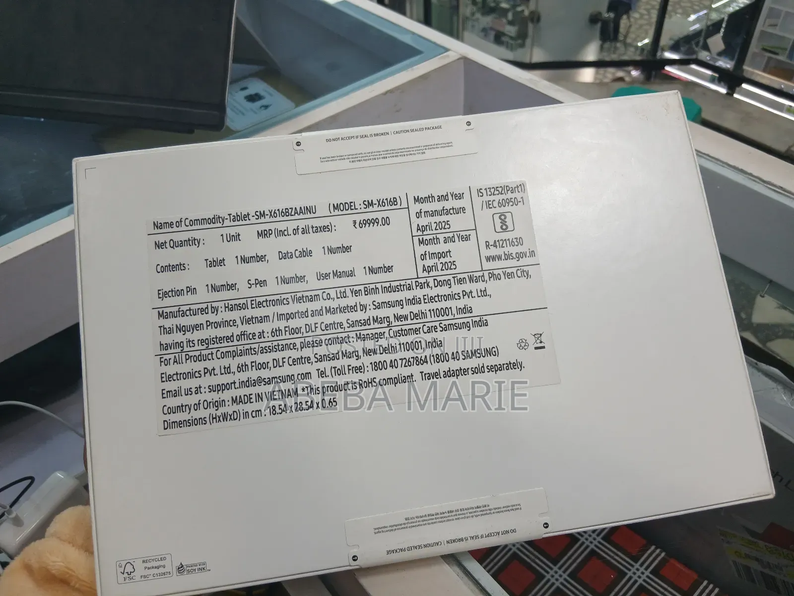 New Samsung Galaxy Tab S9 FE+ 128 GB