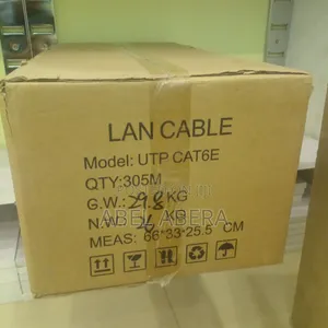 Excel Cat6e Utp Cable, Full Copper, 305m