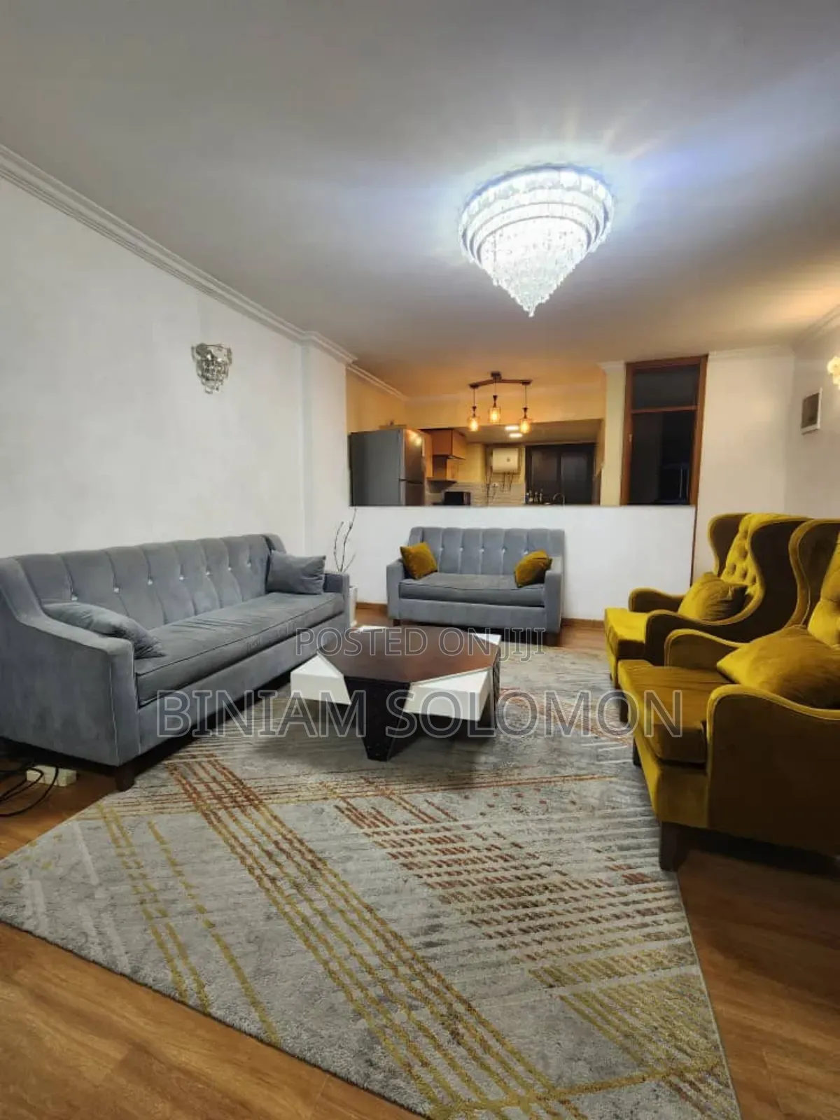 Furnished 3bdrm Apartment in Bole for rent