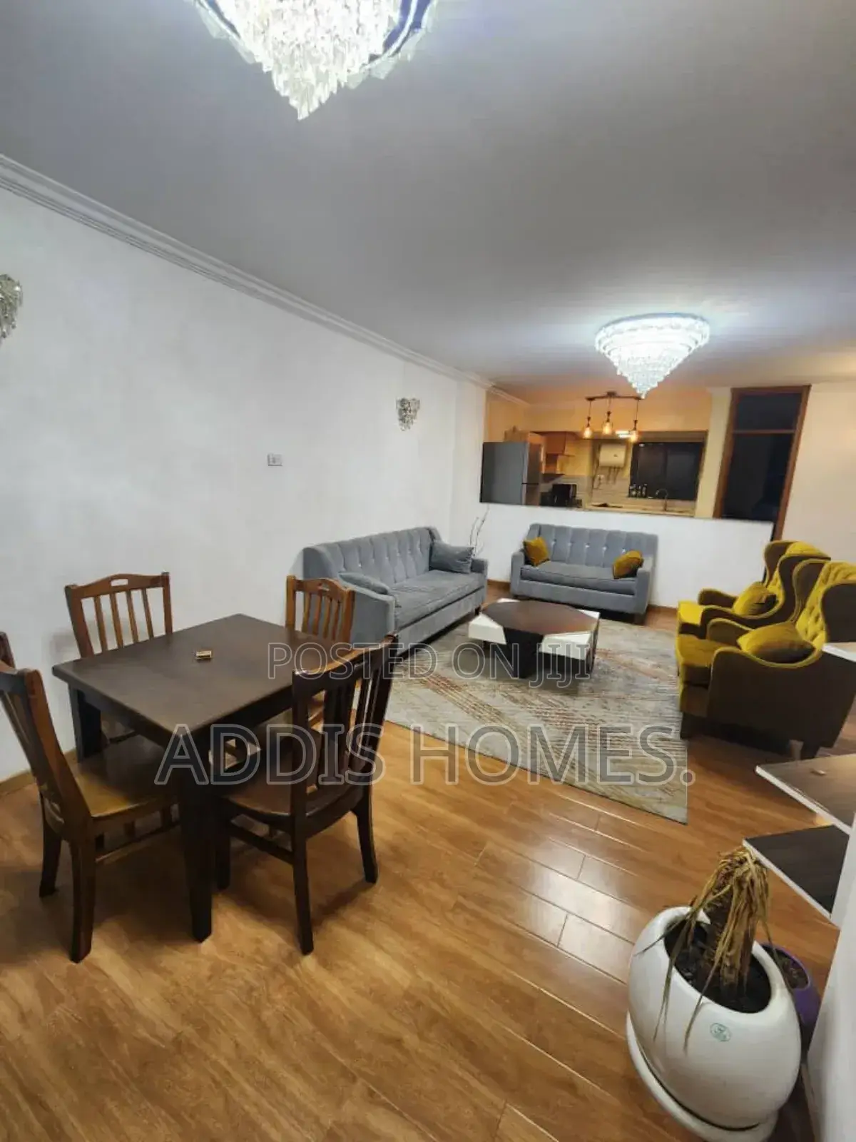 Furnished 3bdrm Apartment in Bole for rent