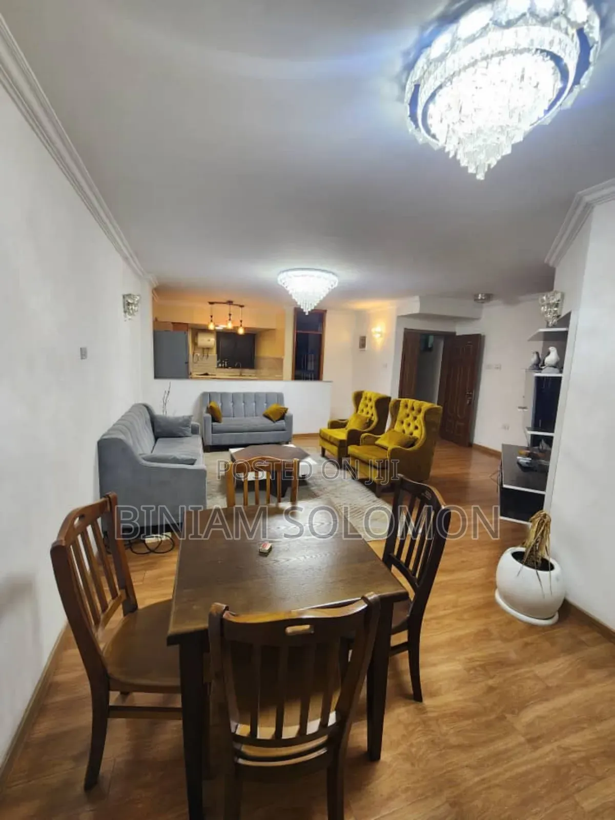 Furnished 3bdrm Apartment in Bole for rent