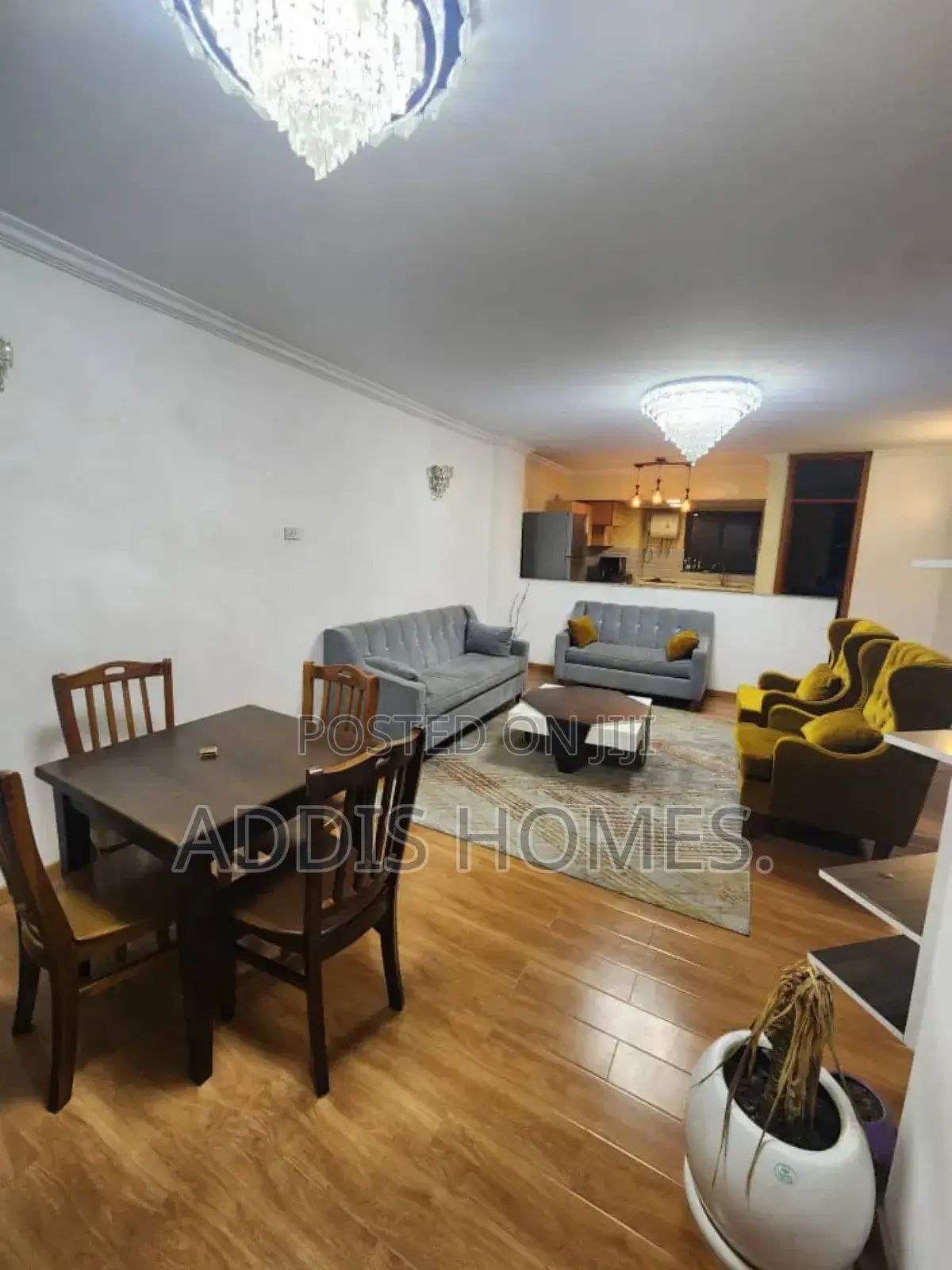 Furnished 3bdrm Apartment in Bole for rent