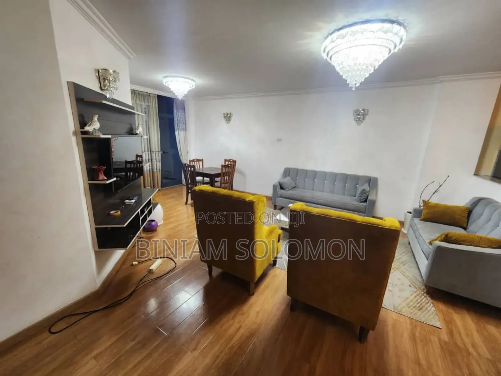 Furnished 3bdrm Apartment in Bole for rent