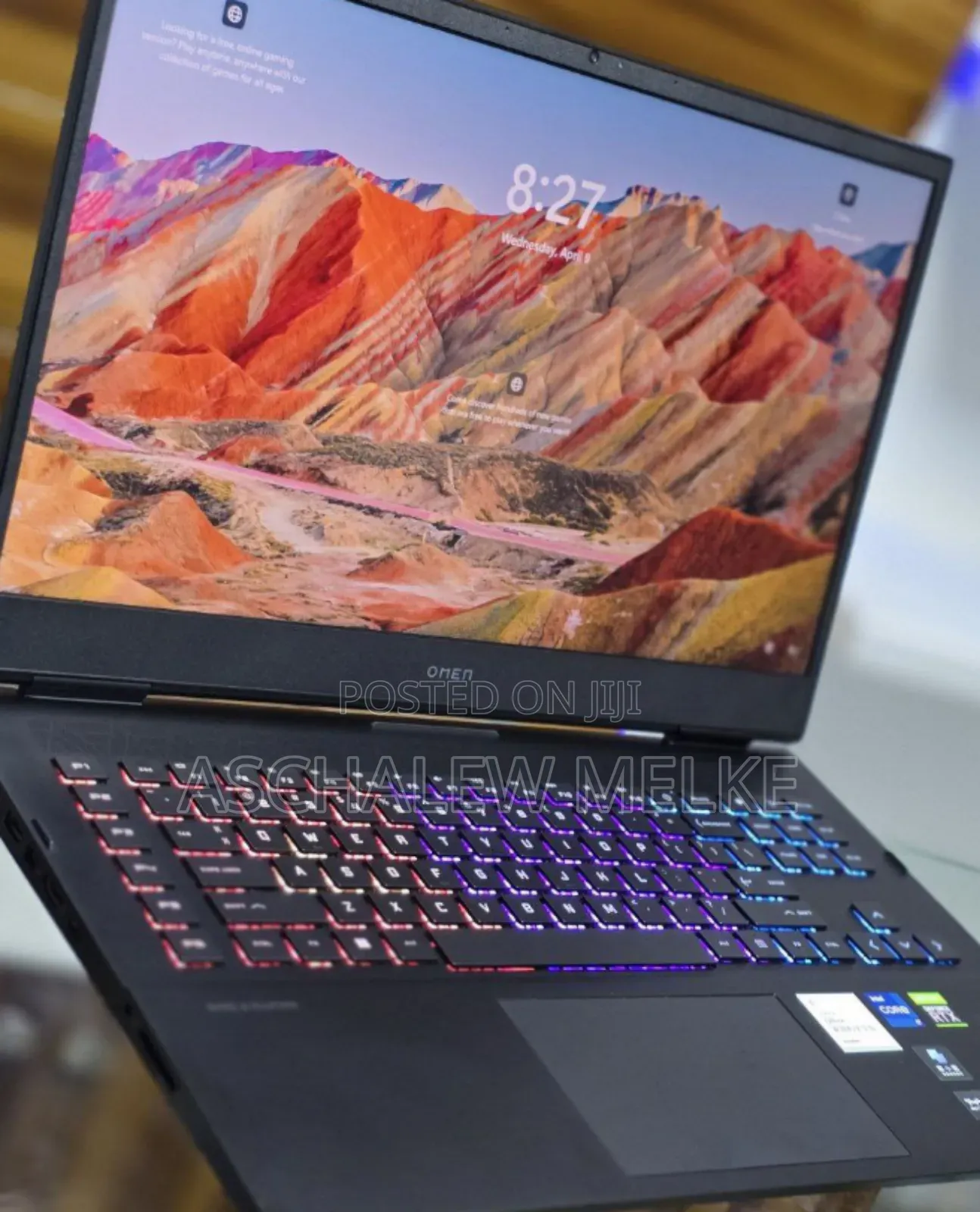 New Laptop HP Omen 17 16GB Intel Core I7 SSD 512GB