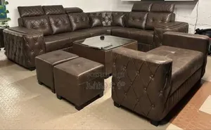 Photo - Leather Sofa, So Good Design With Table
