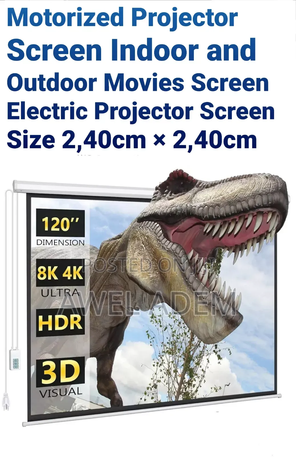 Motorized Projector Screen Electric Projector Screen