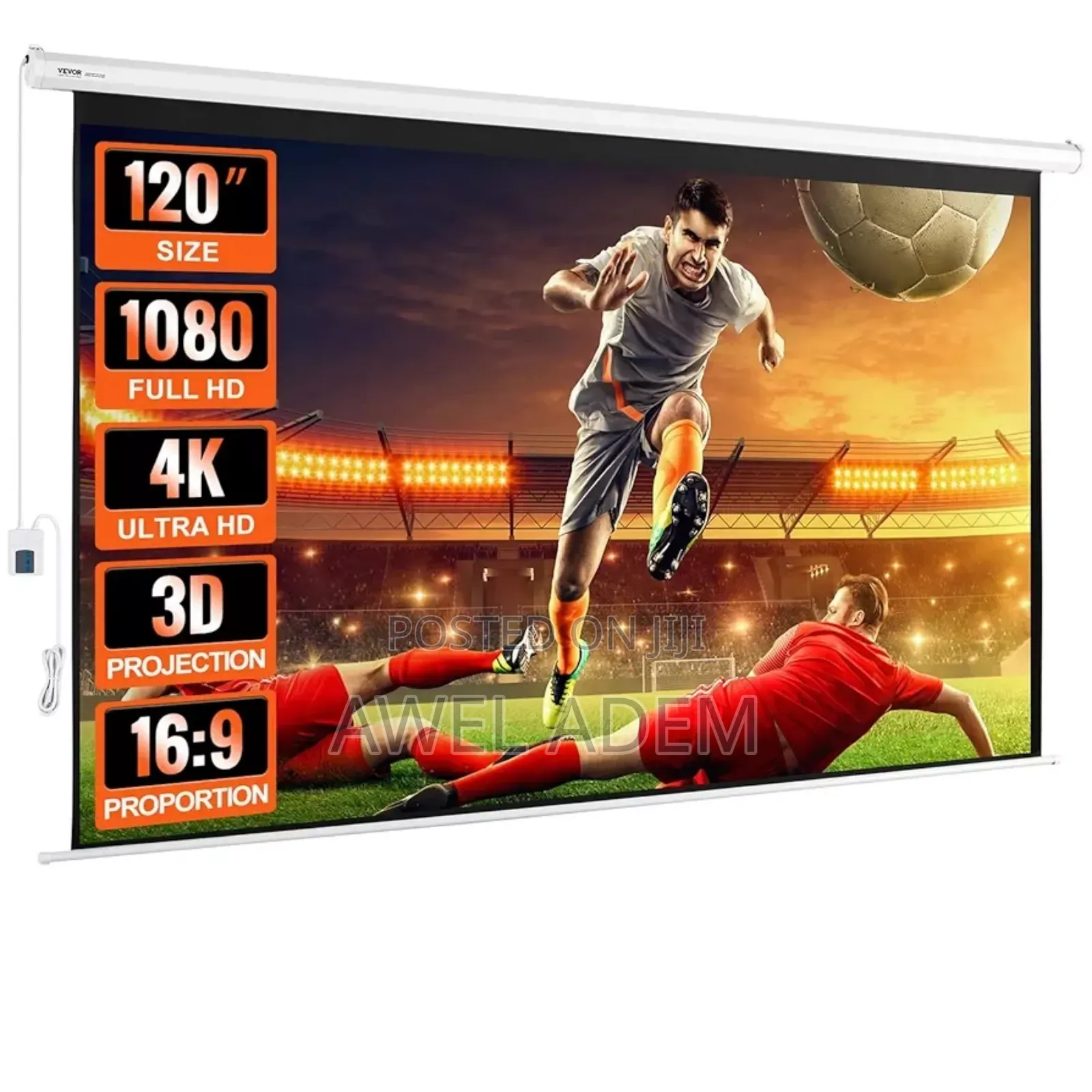 Motorized Projector Screen Electric Projector Screen