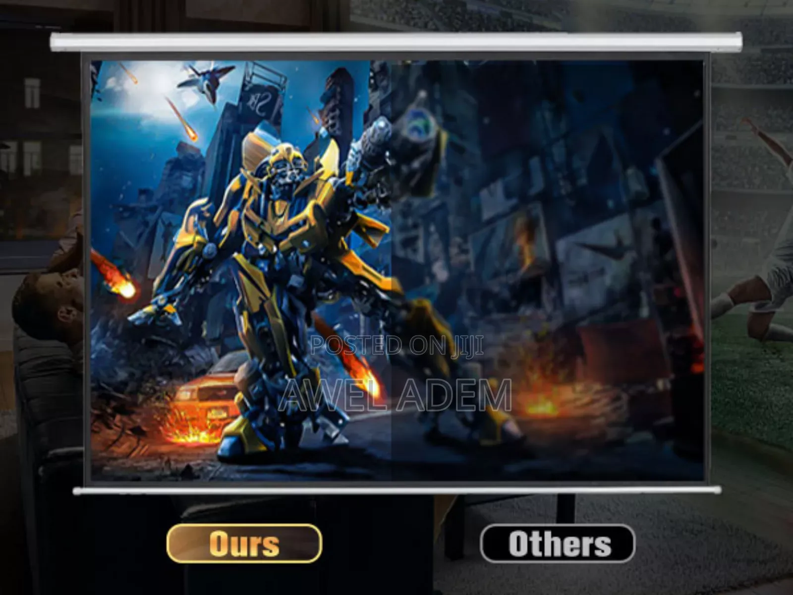 Motorized Projector Screen Electric Projector Screen