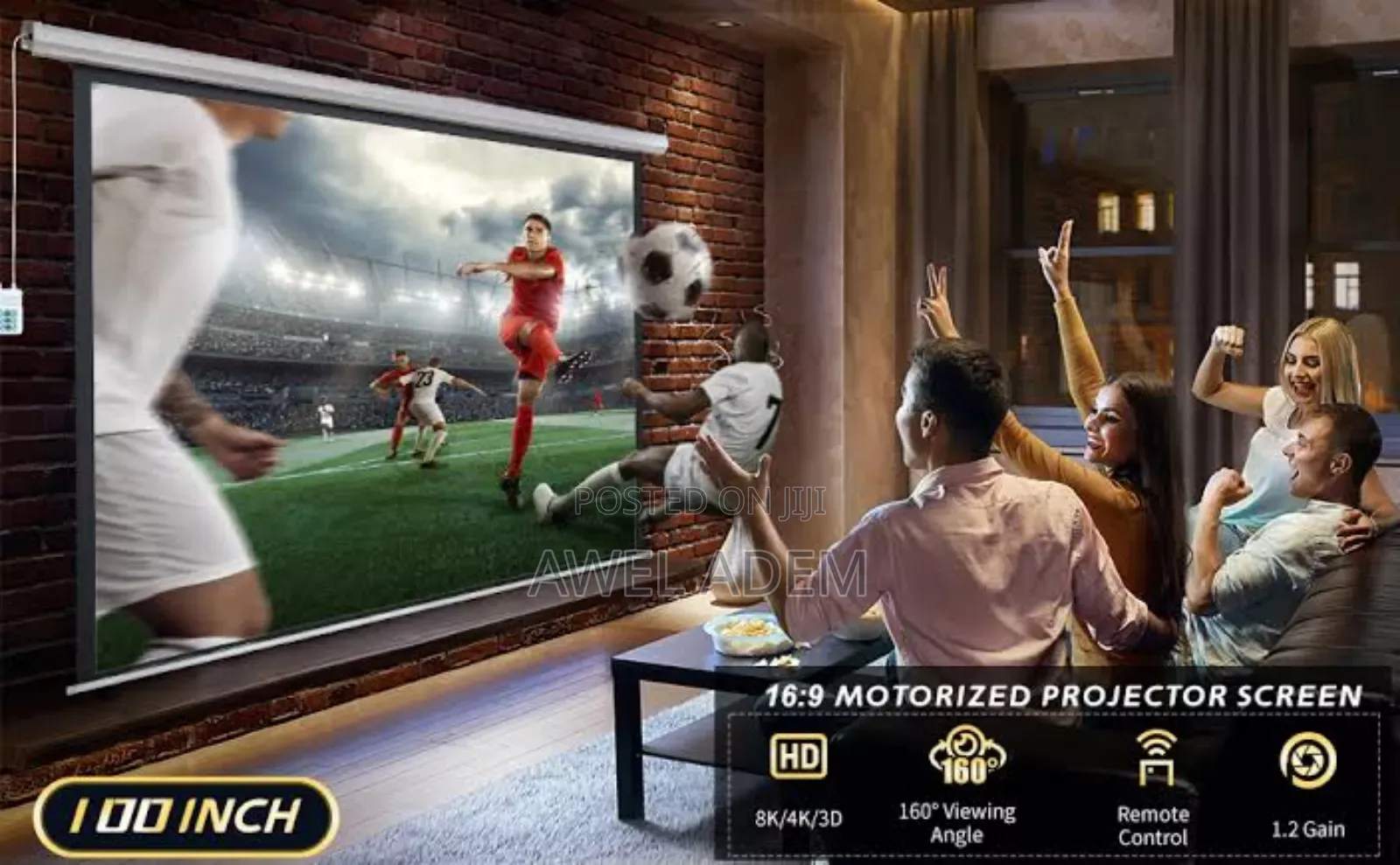 Motorized Projector Screen Electric Projector Screen