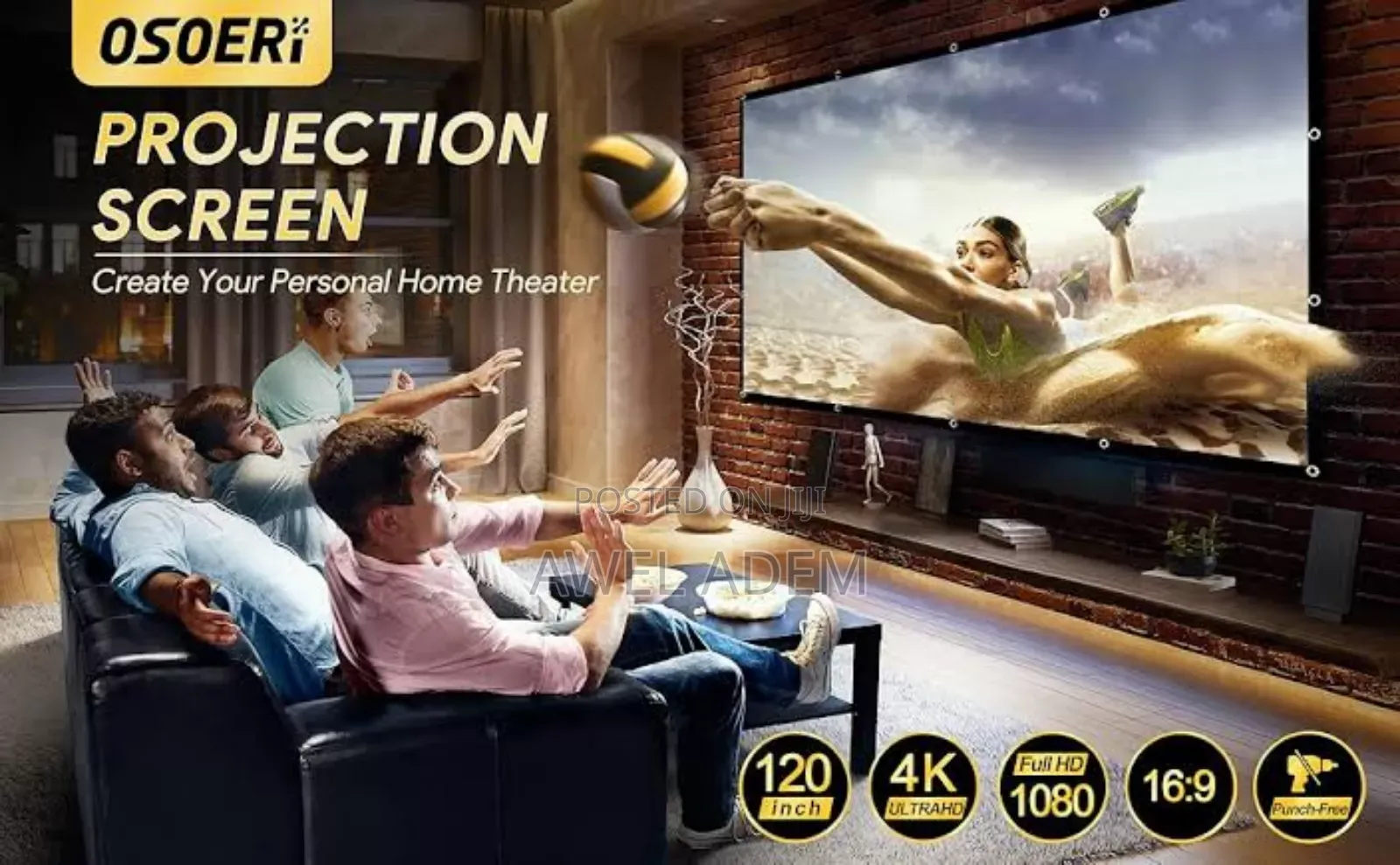 Motorized Projector Screen Electric Projector Screen