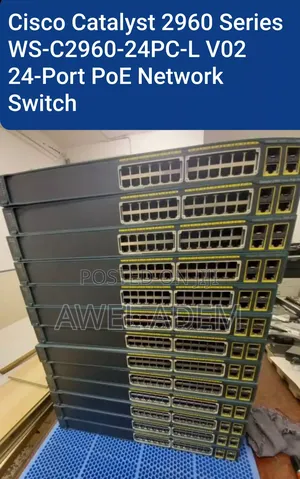 Cisco Catalyst 2960 Series Ws-C2960-24pc-Port Poe Switch