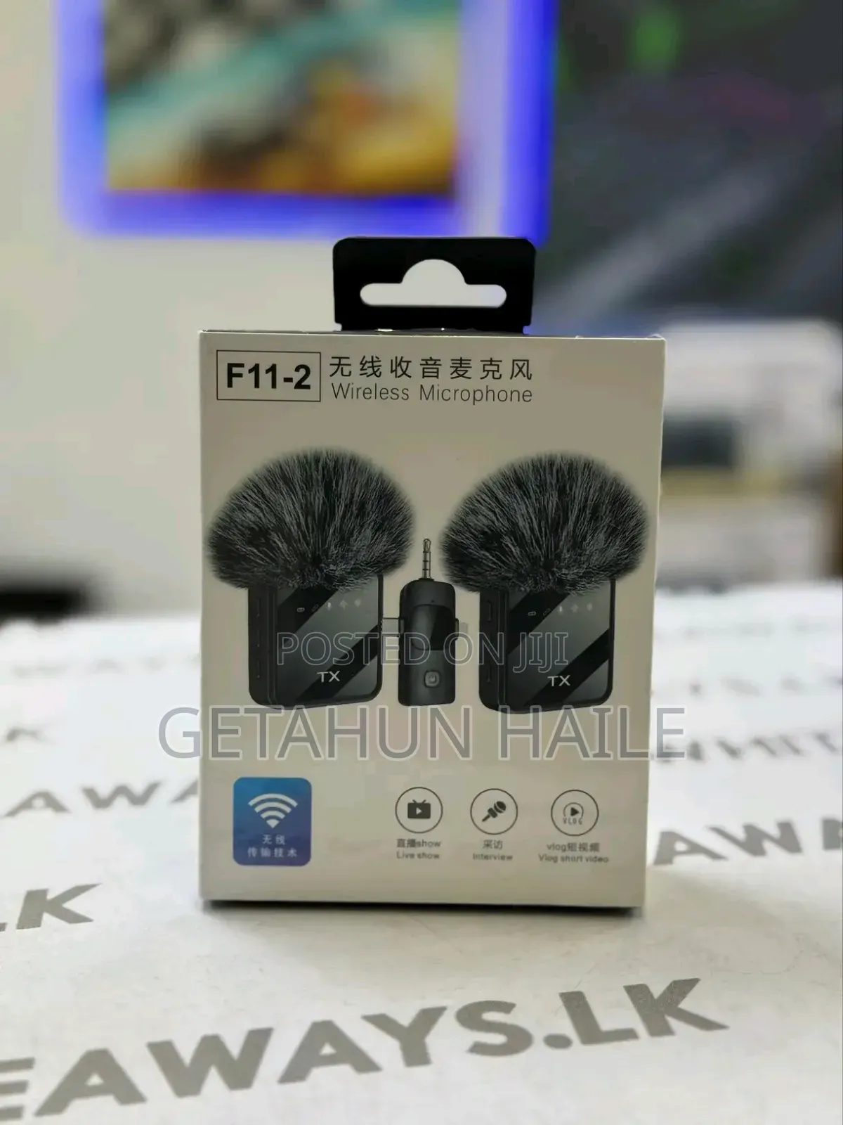 F11-2 Dual Wireless Microphone With Noise Reduction(Dual Wireless Mic)