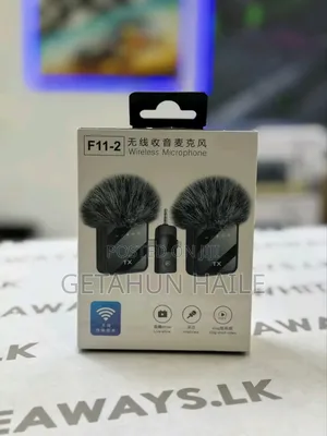 Photo - F11-2 Dual Wireless Microphone With Noise Reduction(Dual Wireless Mic)