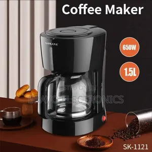 Sokany 1.5l Coffee Maker — 12 Cups of Pure Joy!