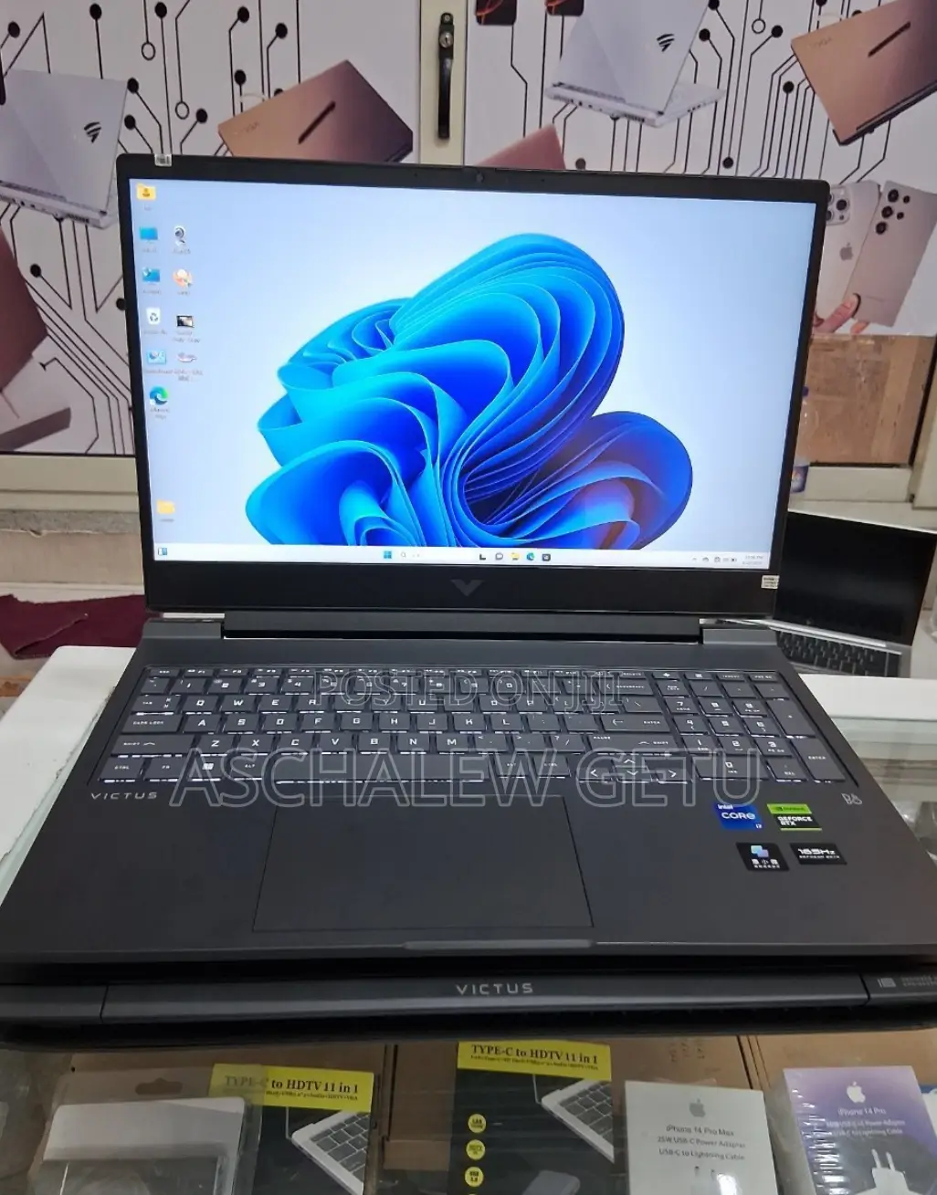 New Laptop HP Victus 15 16GB Intel Core I7 SSD 1T