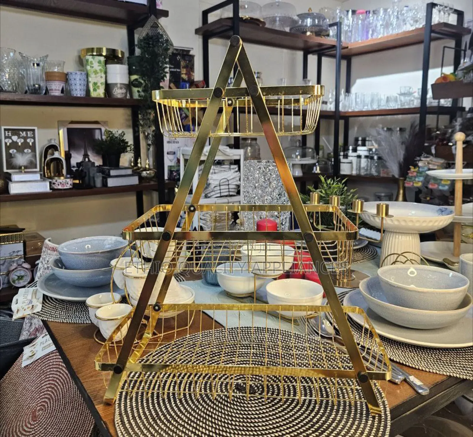 3 Layer Stainless Still Fruit Basket