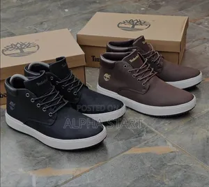 Photo - Timberland Chukka Mid Leather Boots ‘Blue Black’ Men’S Shoes