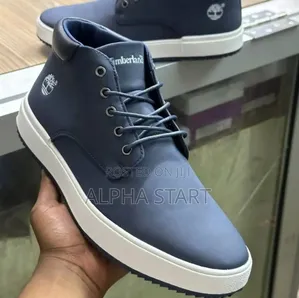 Timberland Chukka Mid Leather Boots ‘Blue Black’ Men’S Shoes