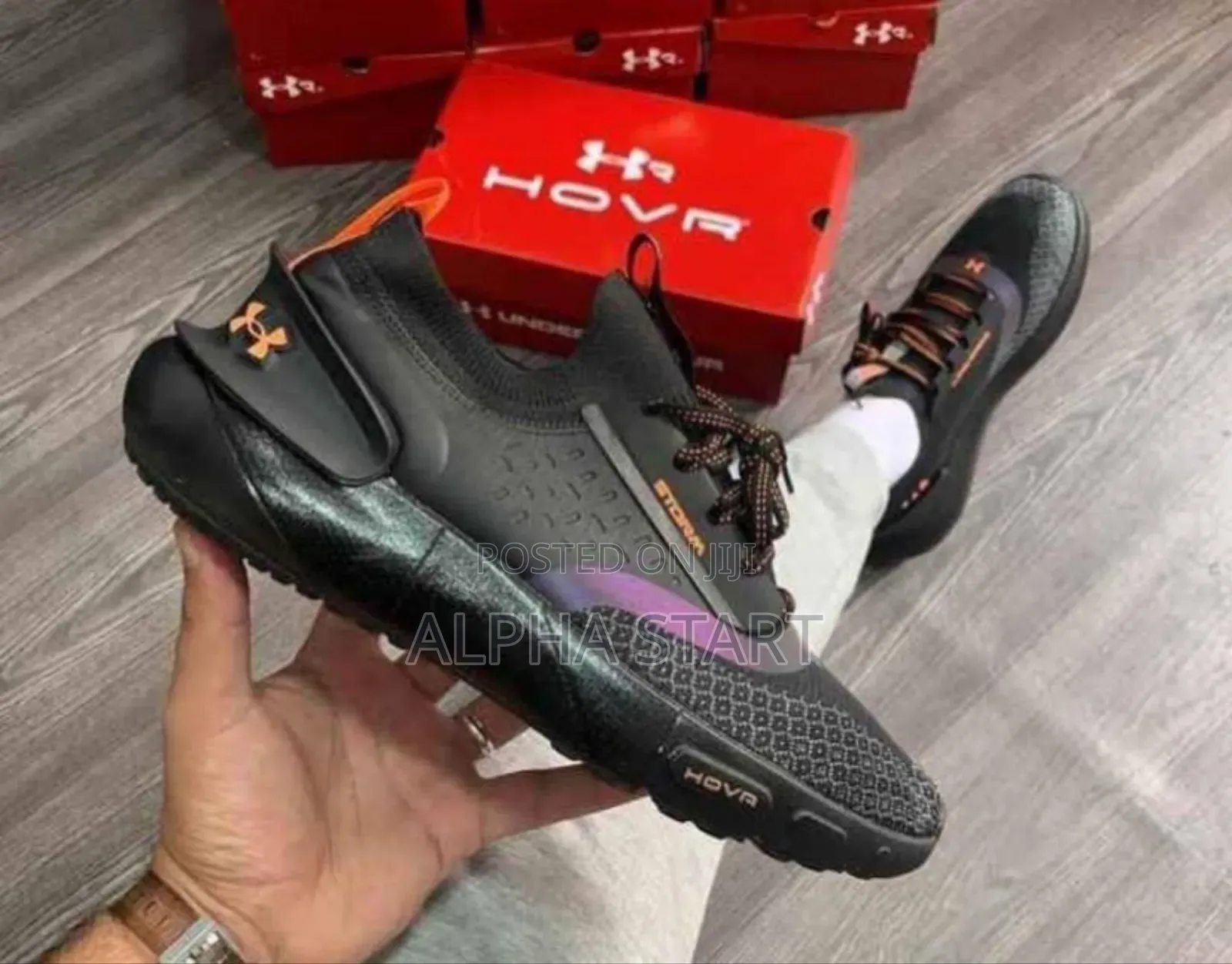 Under Armour Hovr Phantom 3 Storm ‘Black/Uvlow Top Men’S Sho