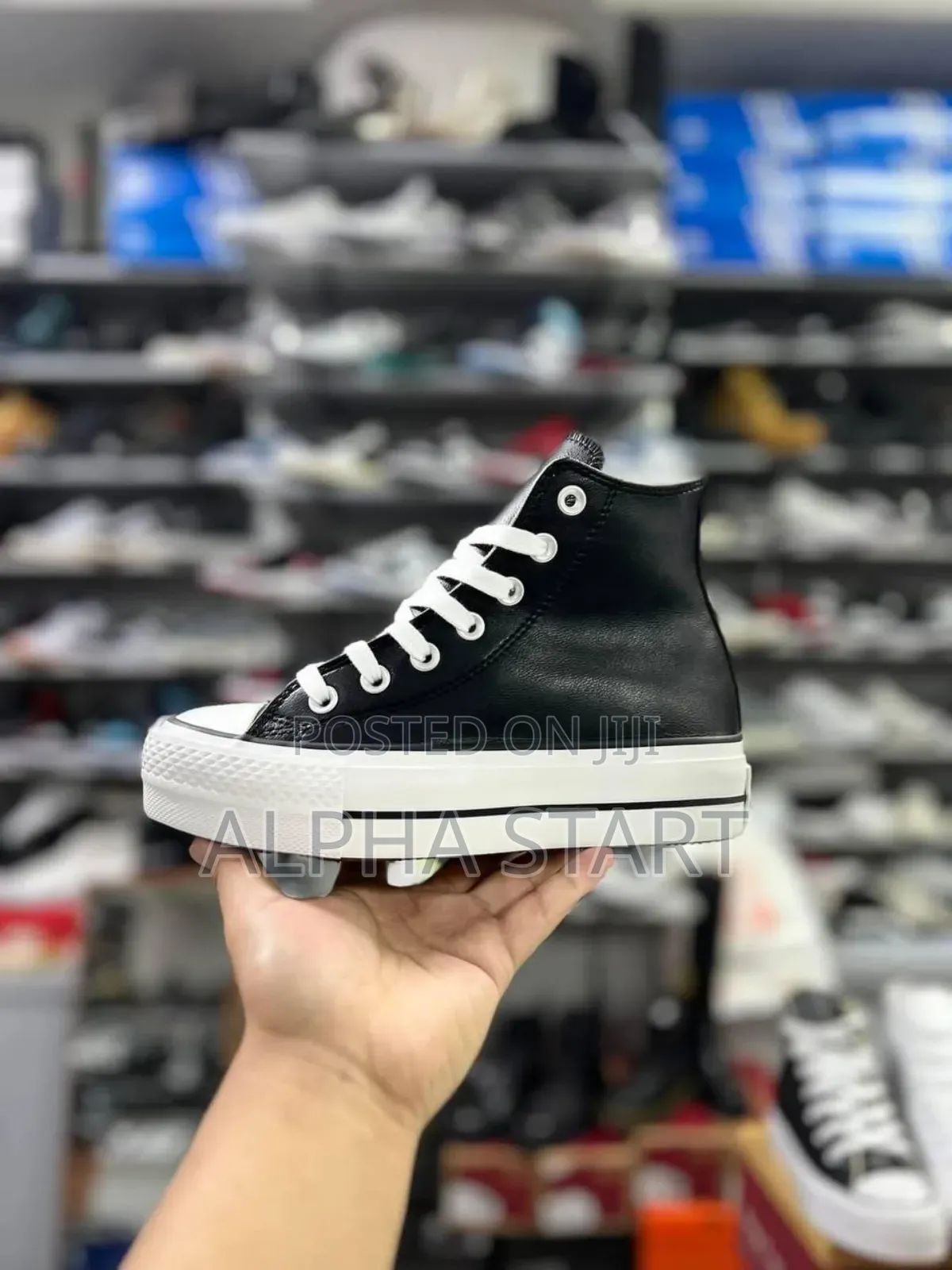 Converse All Star Chuck Taylors ‘Platform’ “Black/White