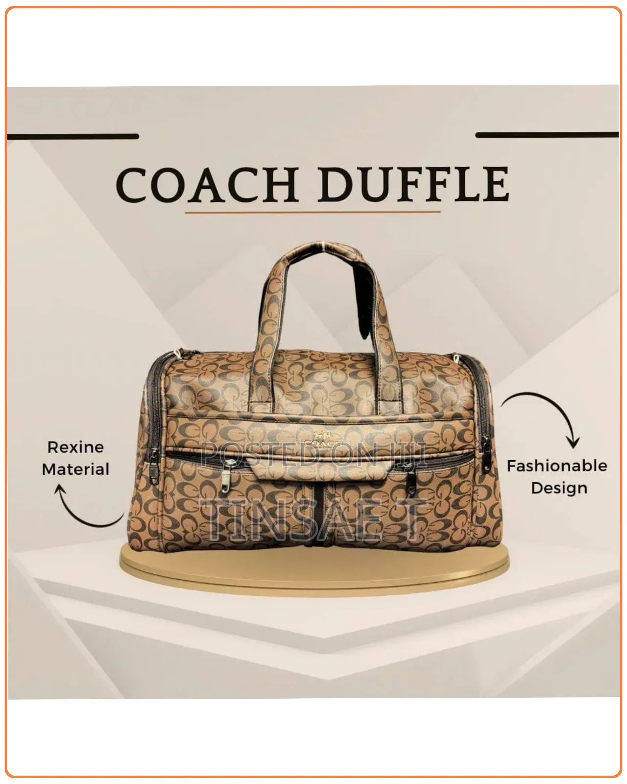 Coach Travel and Gym Bag