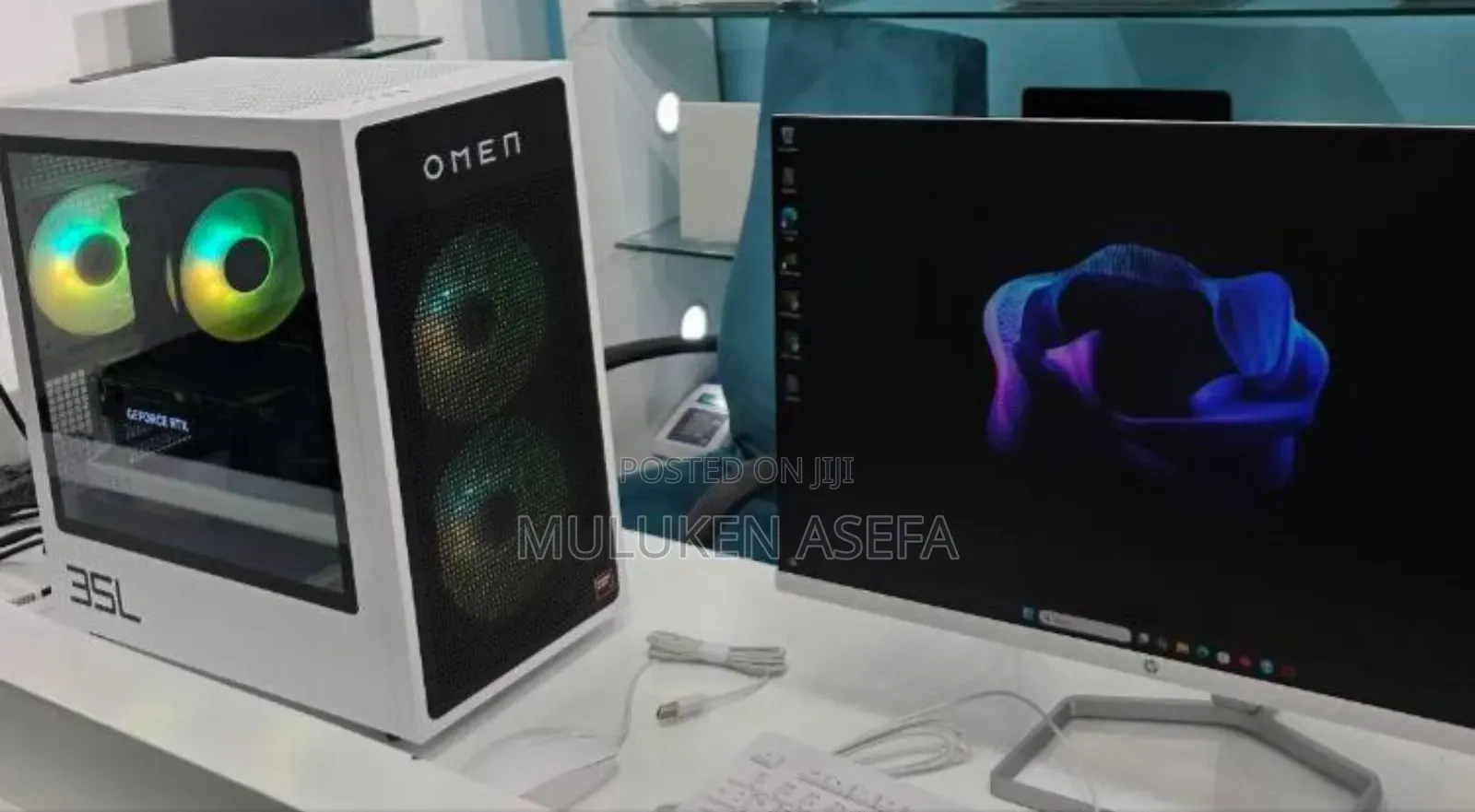 New Desktop Computer HP Omen 30L 32GB AMD Ryzen 7 SSD 1T