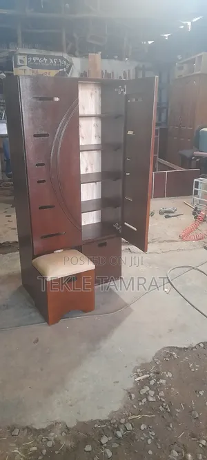 ዘመናዊ የጫማ መደርደሪያ በተለያየ ዲዛይን እና ከለር እናመርታለን