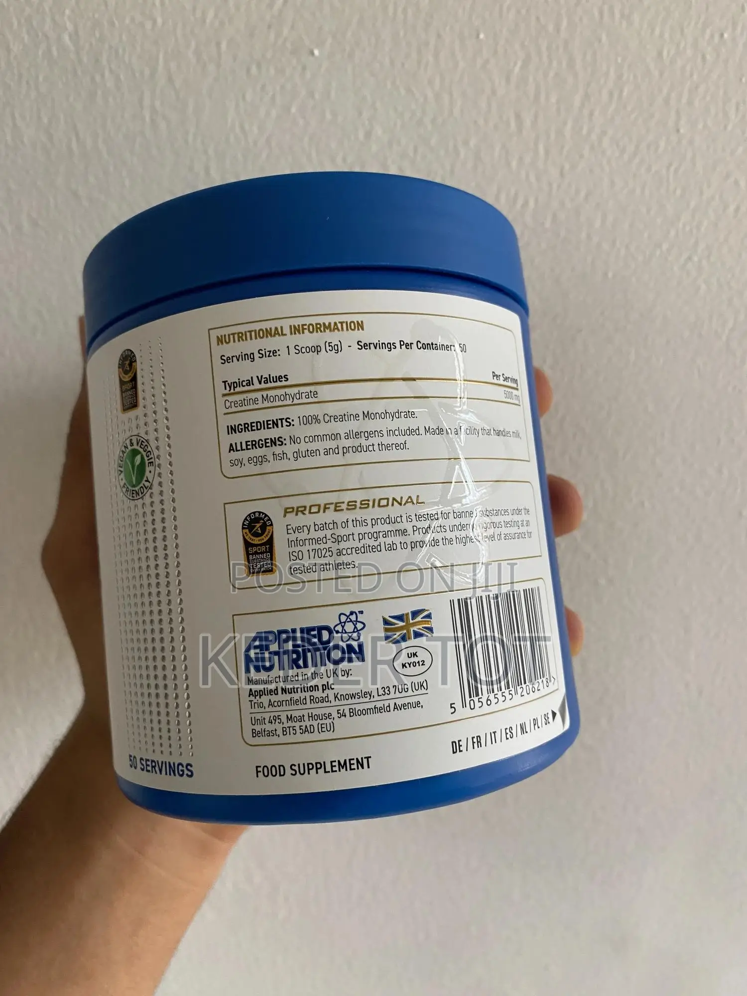 Applied Creatine Monohydrate