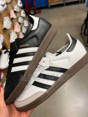 Photo - Adidas Samba High Black and White Flat Lather Shoes for You