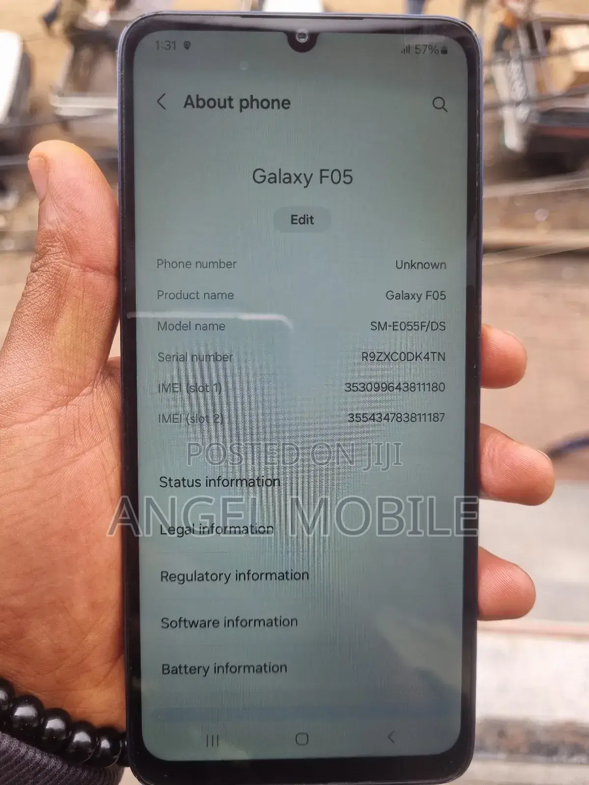 Samsung Galaxy F04 64 GB Blue