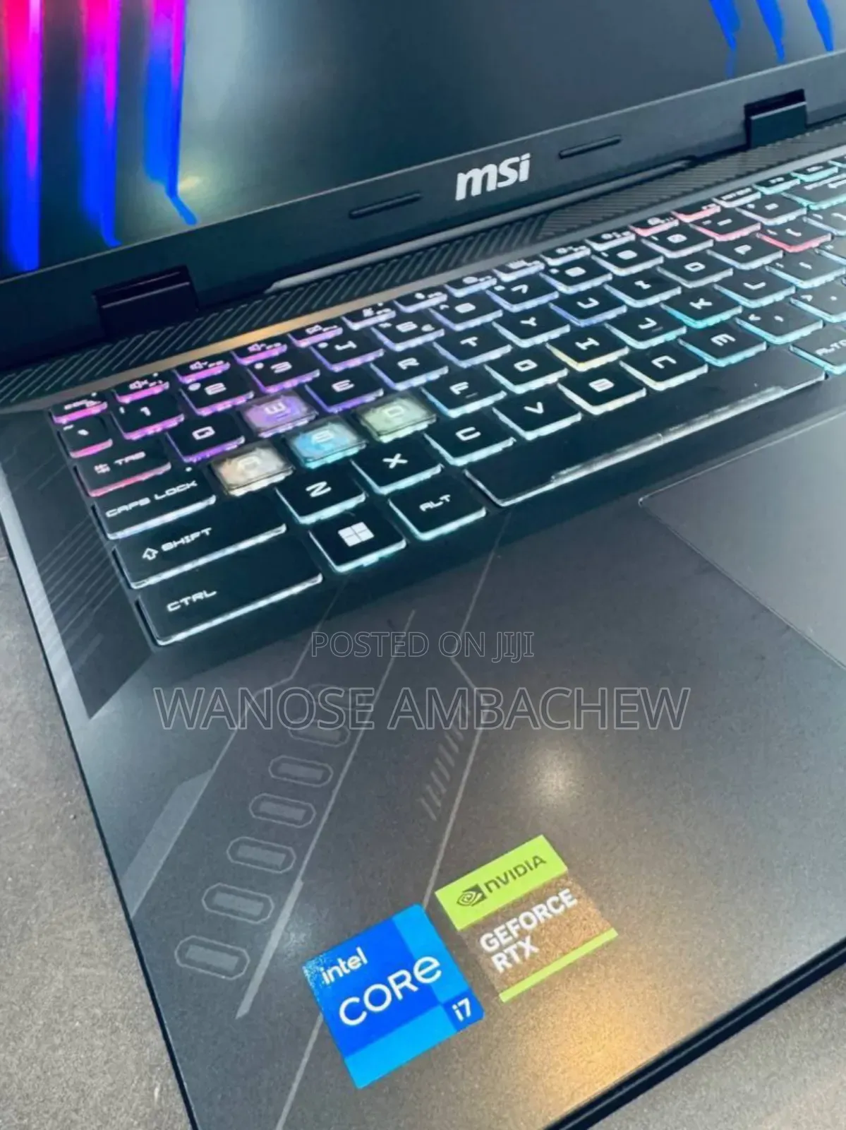 New Laptop MSI Crosshair 15 16GB Intel Core I7 SSD 1T