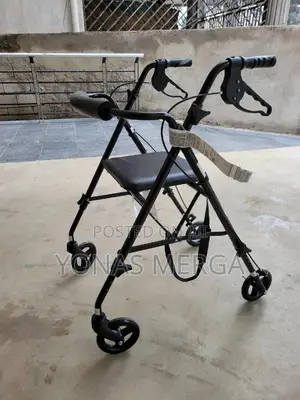 Photo - Walker+Chair|Ideal For: People With Disabilities and Seniors