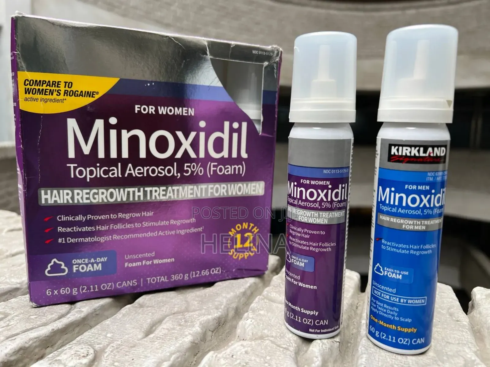 The Original Foam Minoxidil for Men Women 5%: For Baby Hair