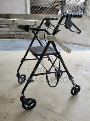 Photo - Walker With Seat Chair西ؤperfect for Indoor/Outdoor Use