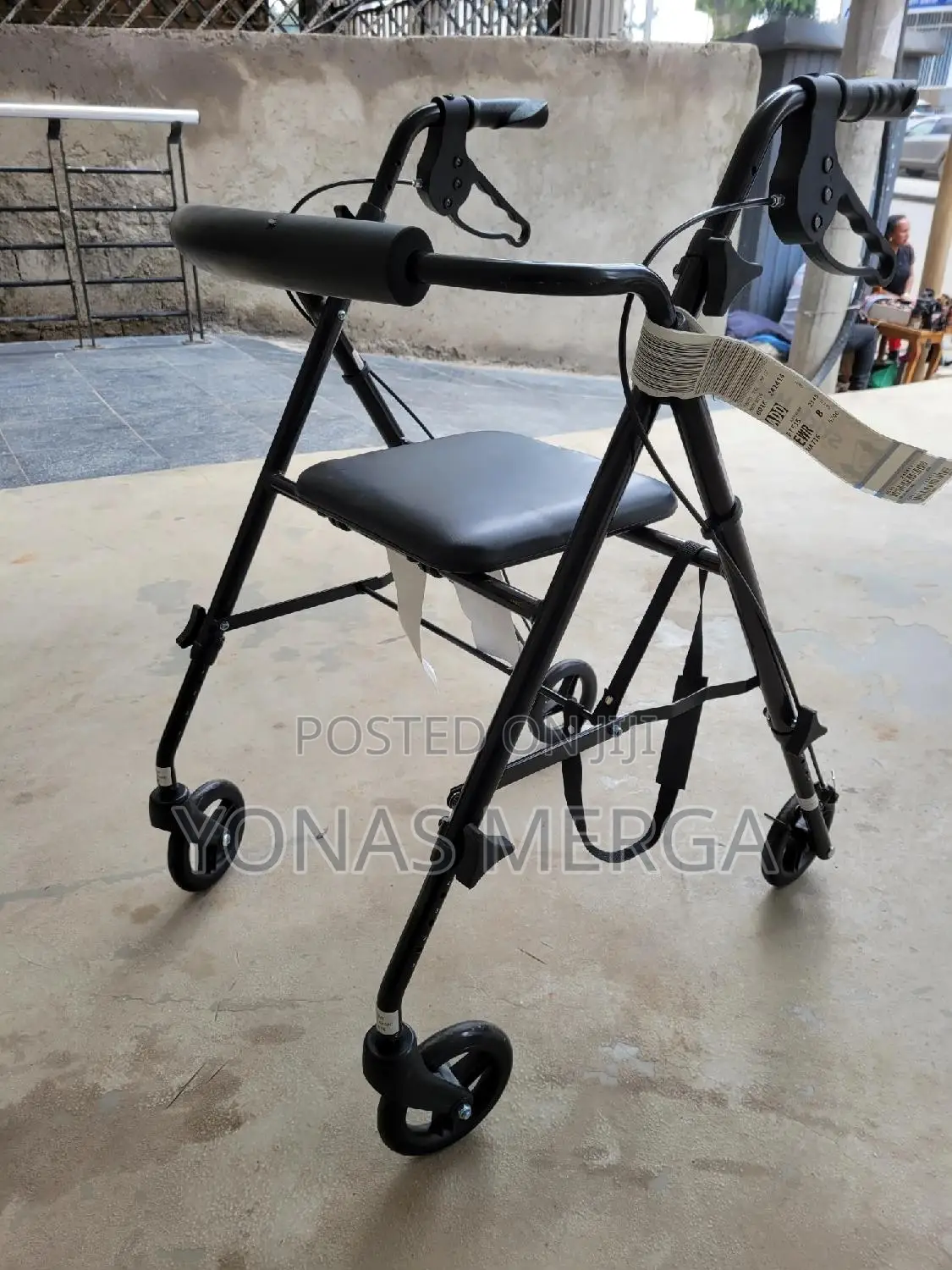 Premium Universal Wheel~Walker With Seat Chair一زwalking_aid