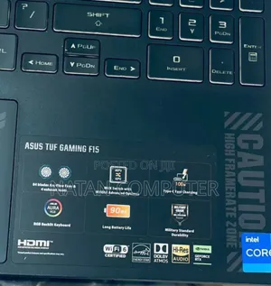 New Laptop Asus TUF Dash F15 16GB Intel Core I7 SSD 512GB